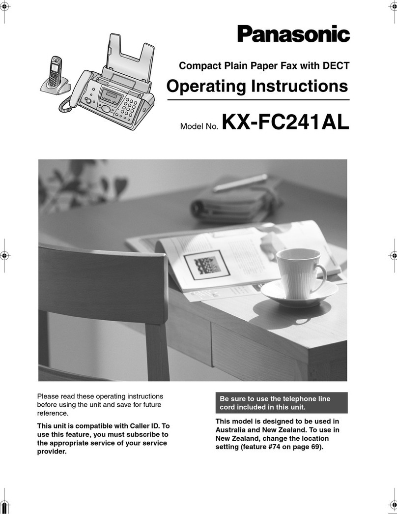 Panasonic KX-FC241AL operating instructions