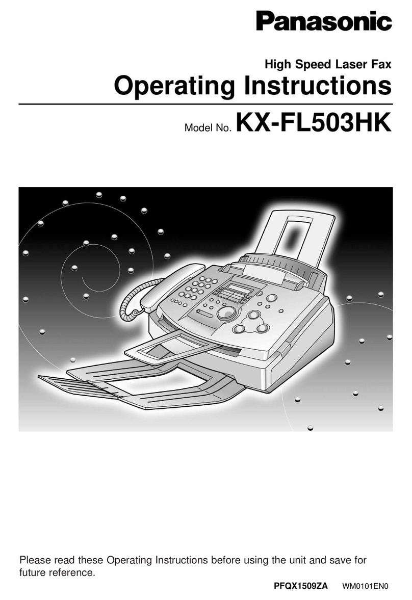Panasonic KX-FL503HK User manual Panasonic KX-FL503HK User manual