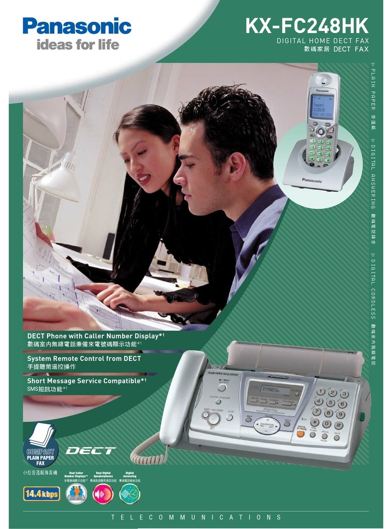 Panasonic KX-FC248HK Specifications