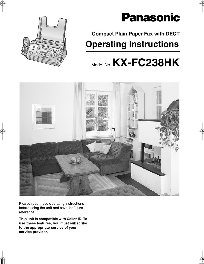 Panasonic KX-FC238HK operating instructions