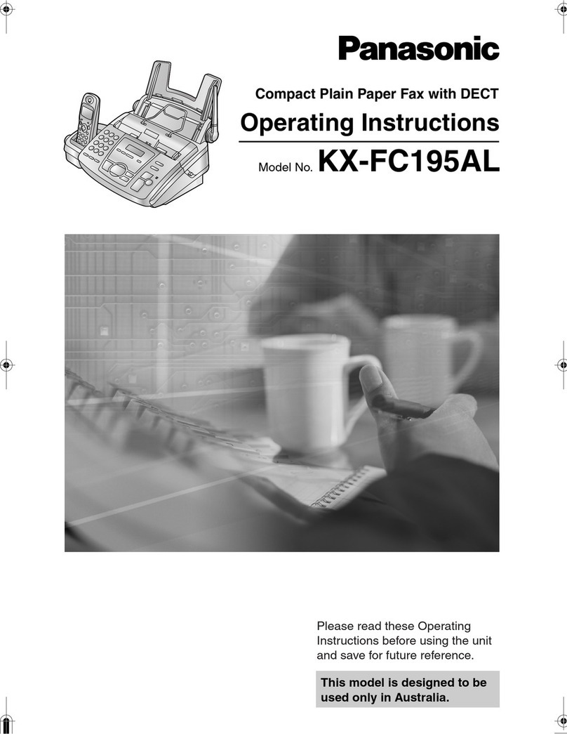 Panasonic KX-FC195AL operating instructions