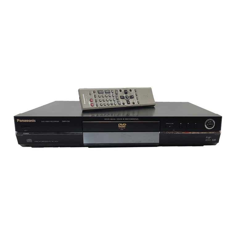 Panasonic DMR-E30 Quick start guide
