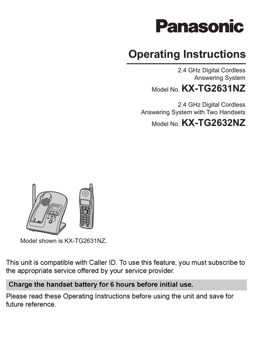 Panasonic KX-TG2631NZ User manual
