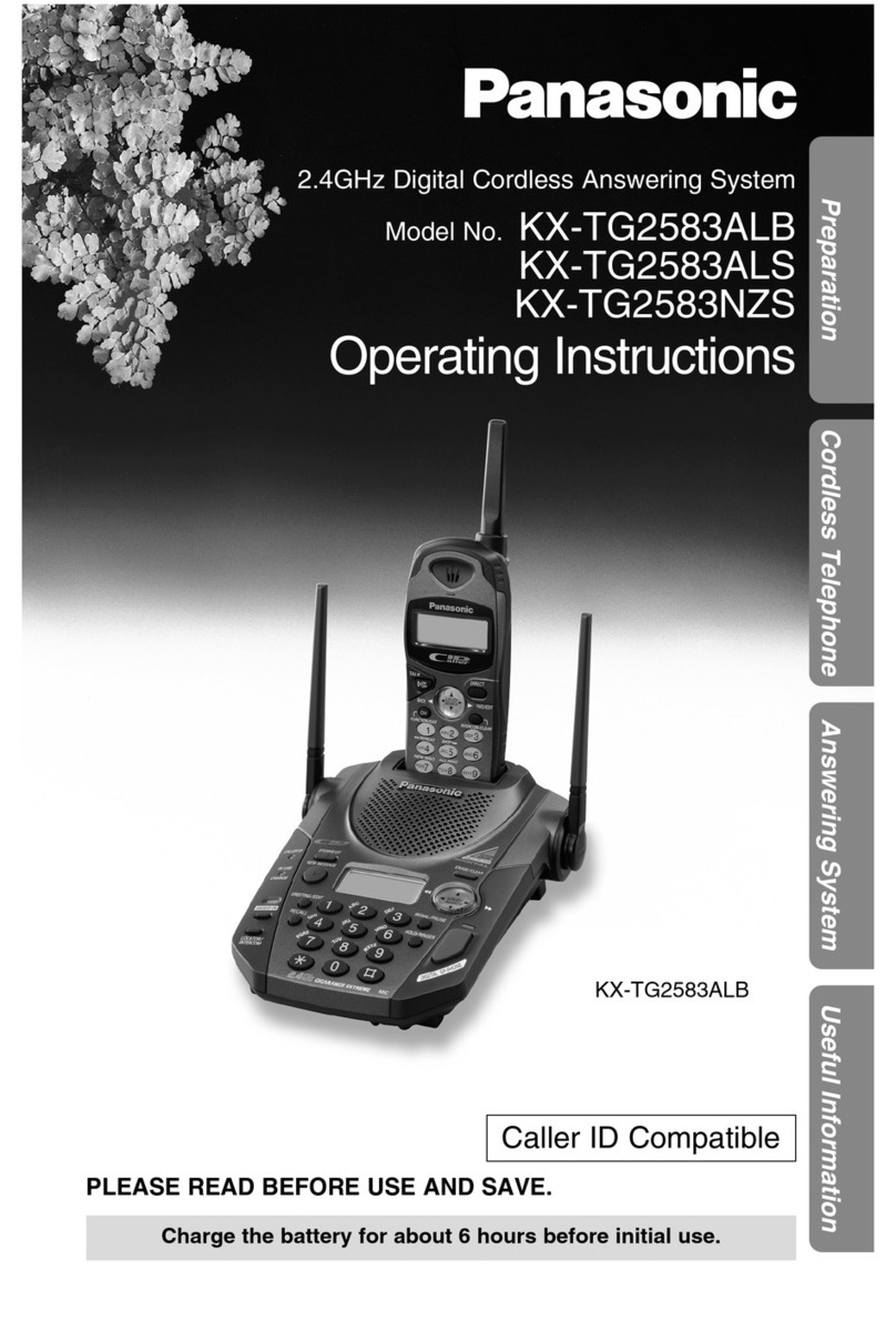 Panasonic KX-TG2583ALS User manual