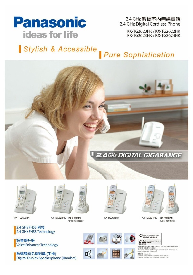 Panasonic KX-TG2620HK User manual