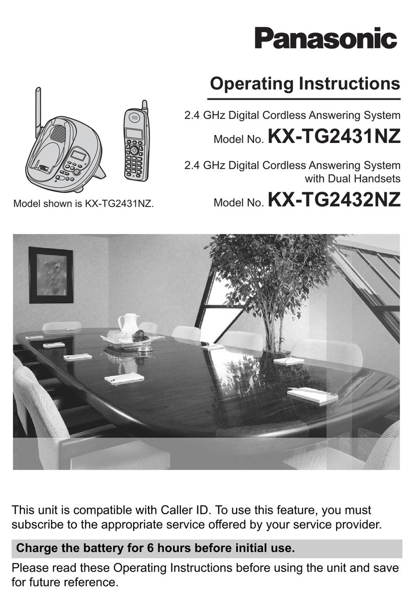 Panasonic KX-TG2432NZ User manual