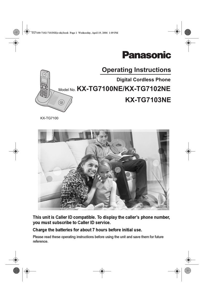 Panasonic KX-TG7103NE User manual