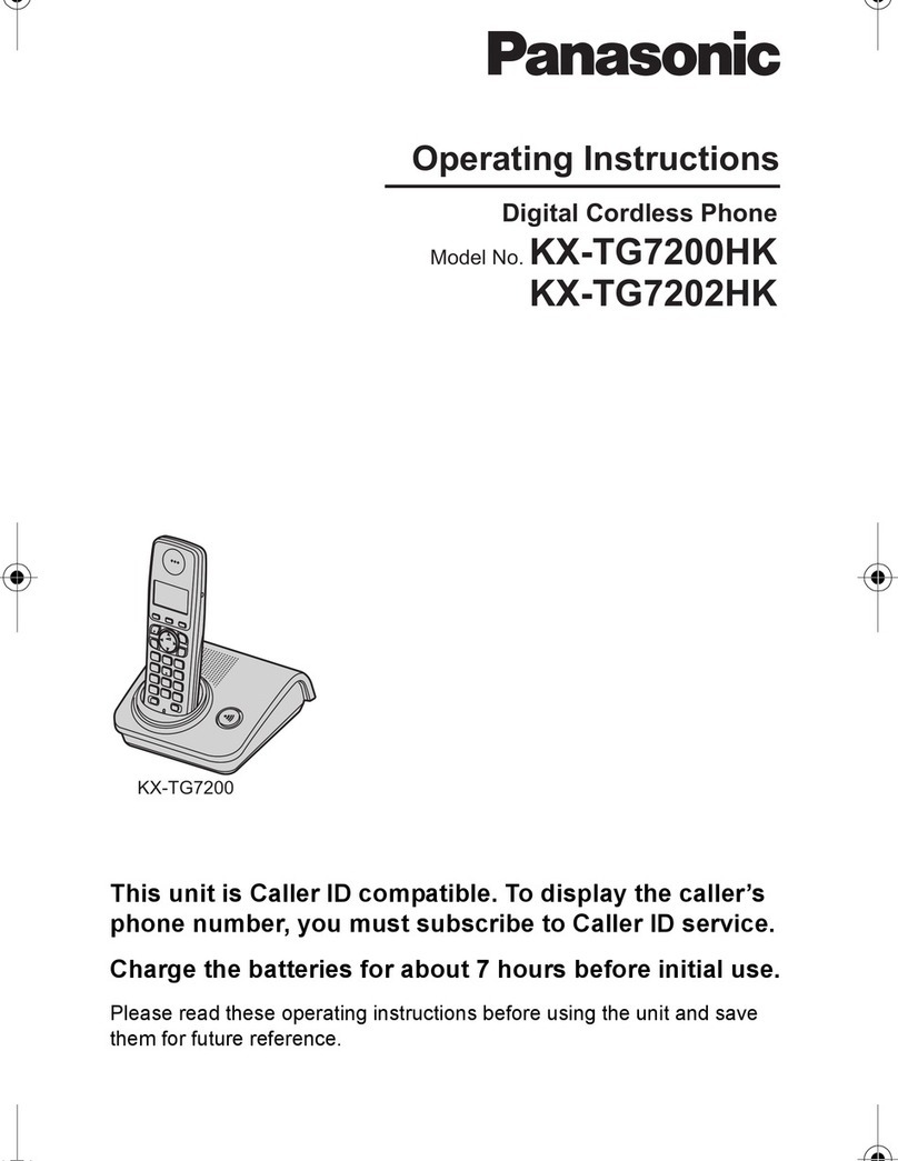 Panasonic KX-TG7200HK User manual