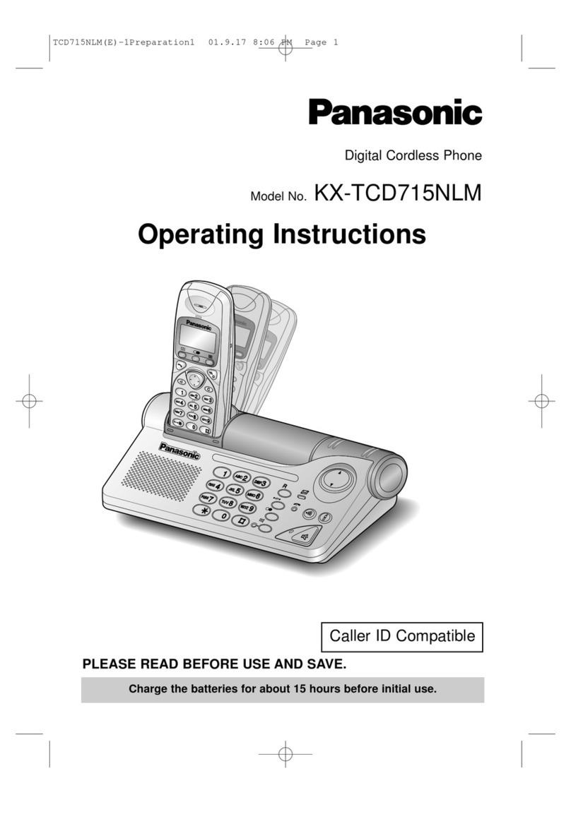Panasonic KX-TCD715NLM User manual