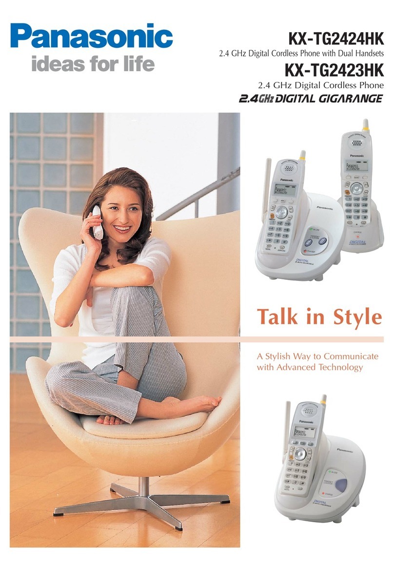 Panasonic KX-TG2423HK User manual