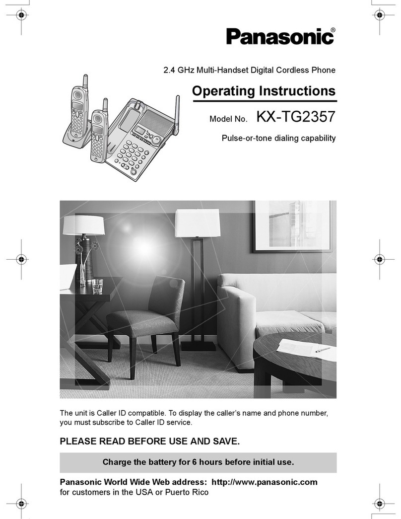 Panasonic KX-TG2357 User manual