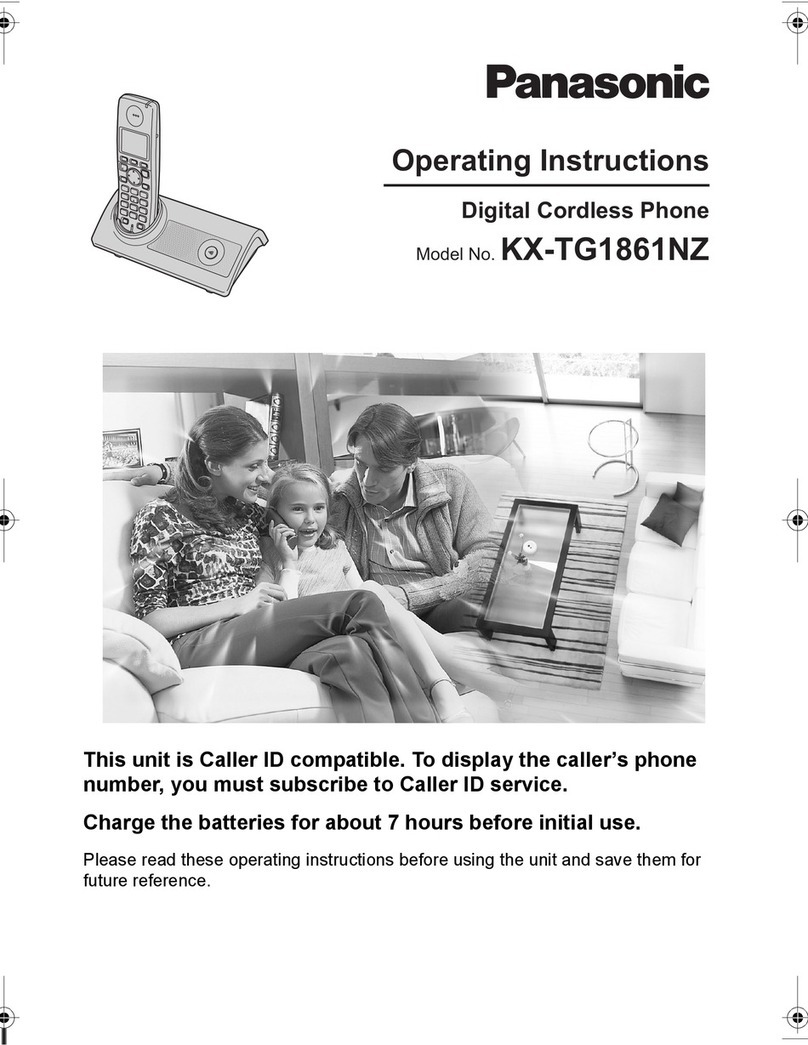 Panasonic KX-TG1861NZ User manual