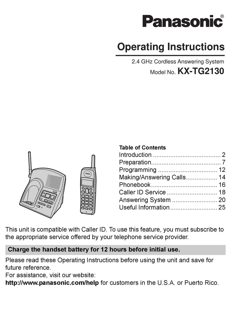 Panasonic KX-TG2130 User manual
