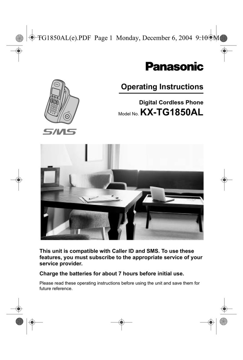 Panasonic KX-TG1850ALT User manual