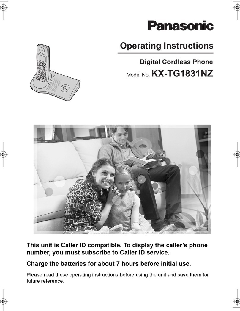 Panasonic KX-TG1831NZ User manual