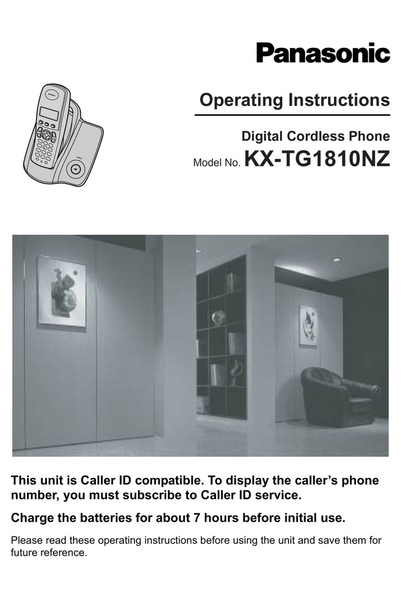 Panasonic KX-TG1810NZ operating instructions