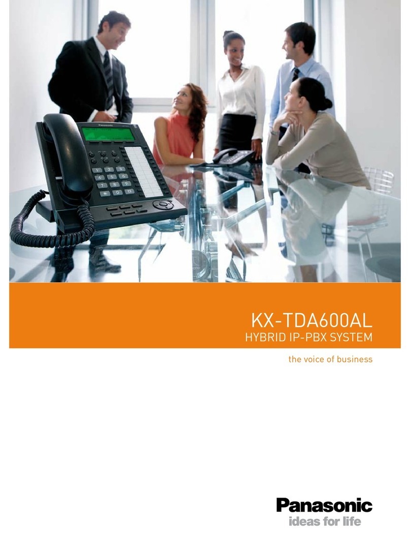 Panasonic KX-TDA600AL User manual