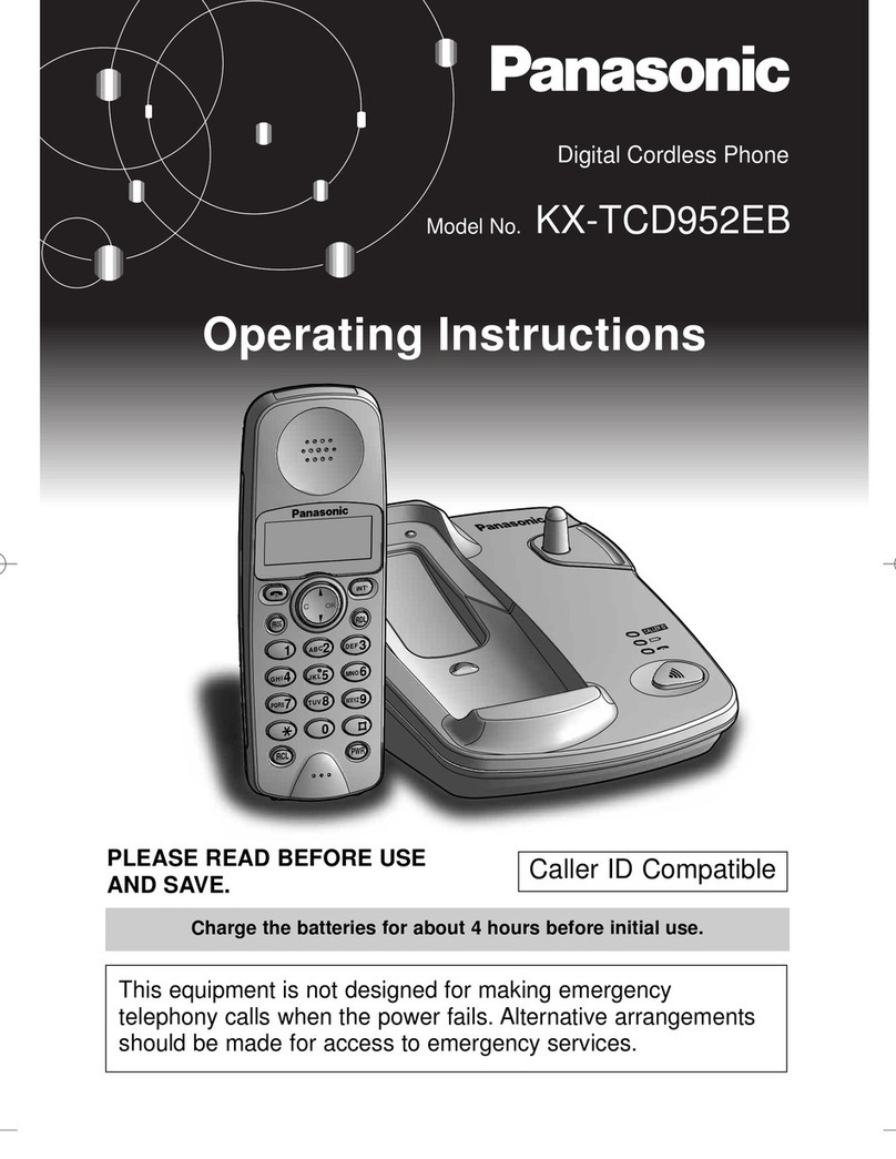 Panasonic KX-TCD952EB User manual