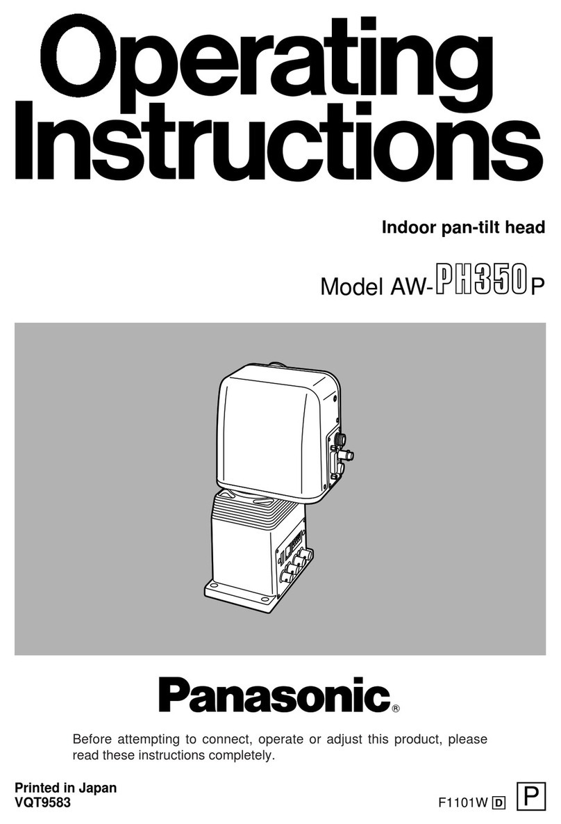 Panasonic AW- PH350 operating instructions