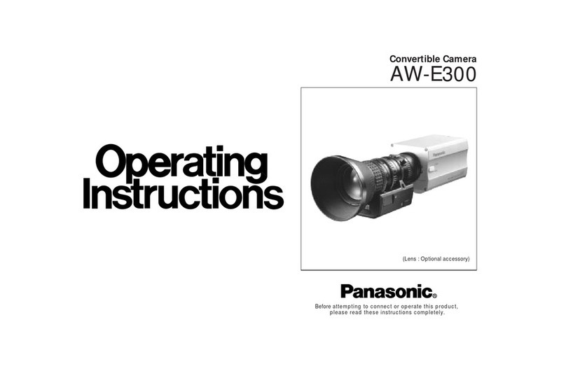 Panasonic AWE300 - COLOR CAMERA User manual Panasonic AWE300 - COLOR CAMERA User manual