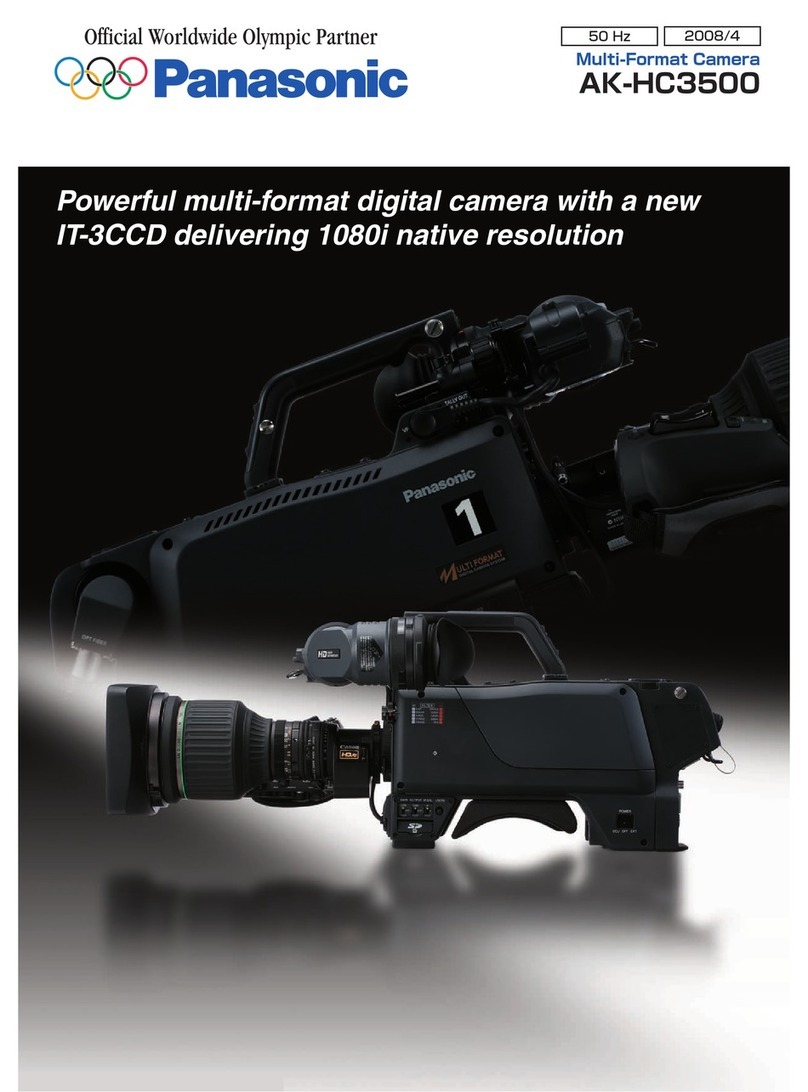 Panasonic AKHC3500 - MULTI FORMAT CAMERA User manual