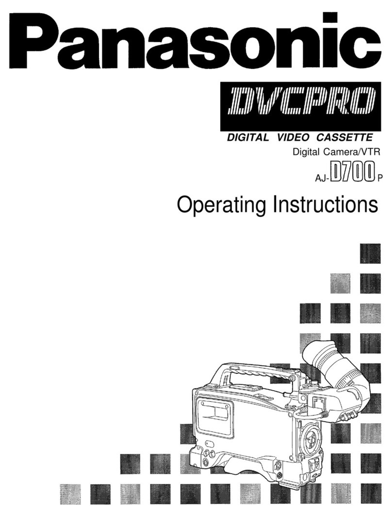 Panasonic AJD700P - DIGITAL VIDEO CAMERA operating instructions