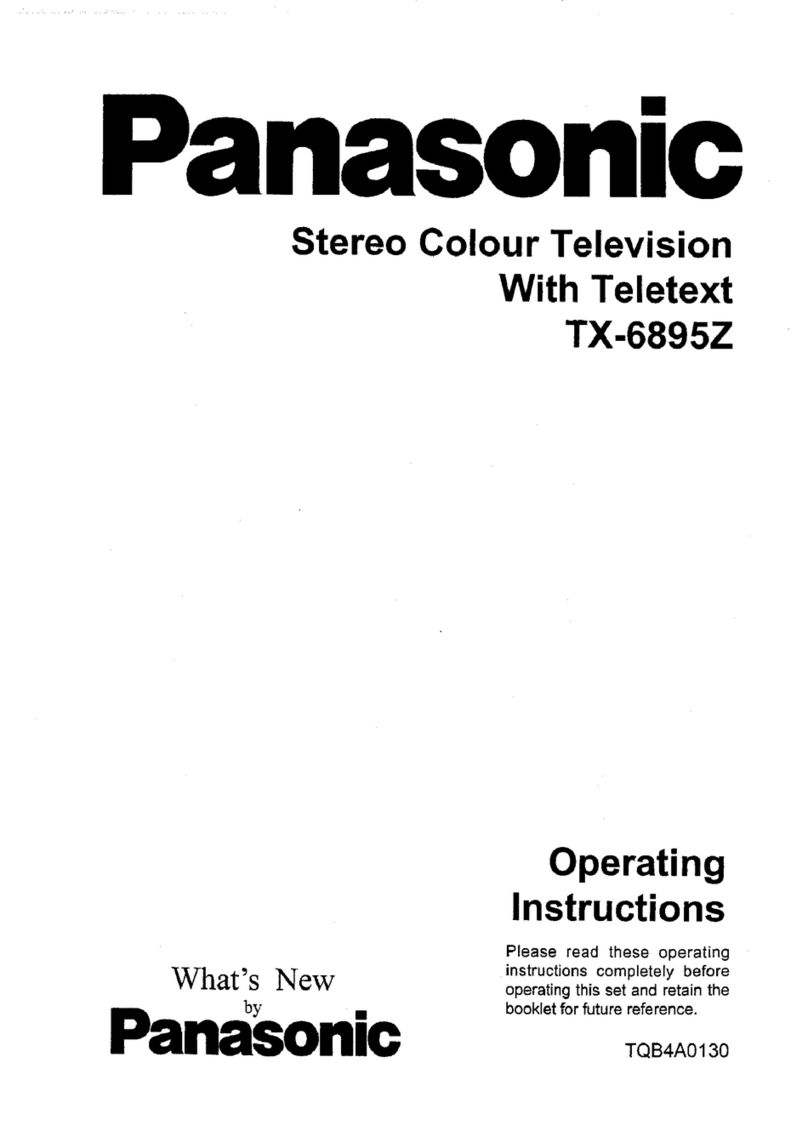 Panasonic TX-6895Z operating instructions