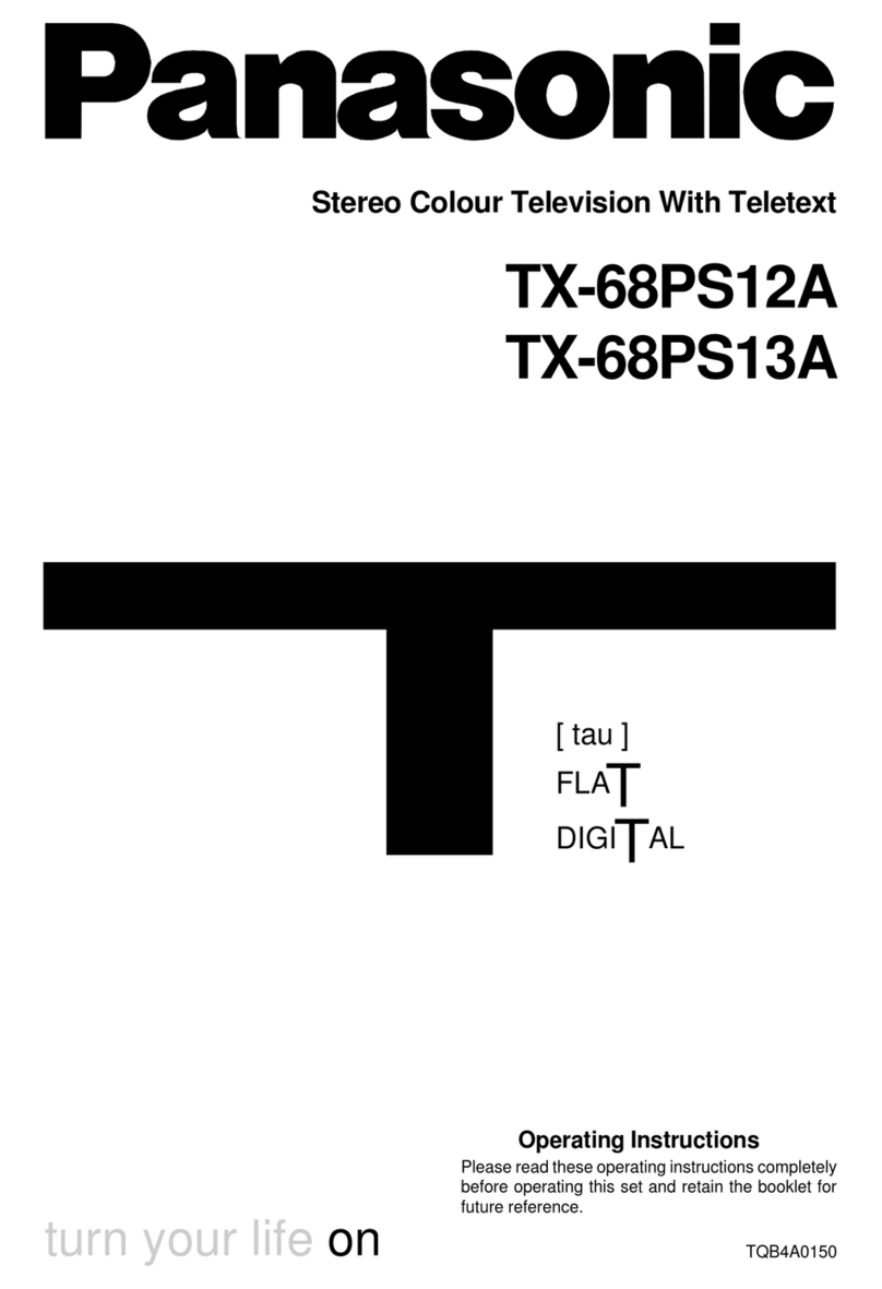 Panasonic TX-68PS12A User manual