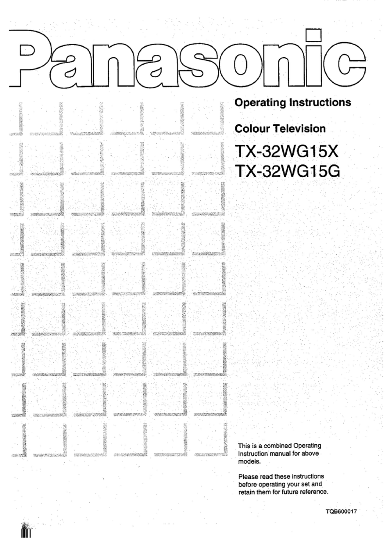 Panasonic TX-32WG15G operating instructions
