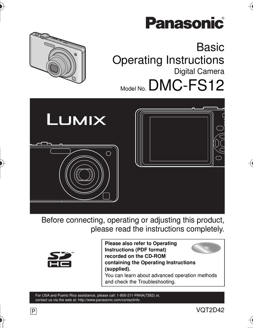 Panasonic LUMIX DMC-FS12 Technical specifications