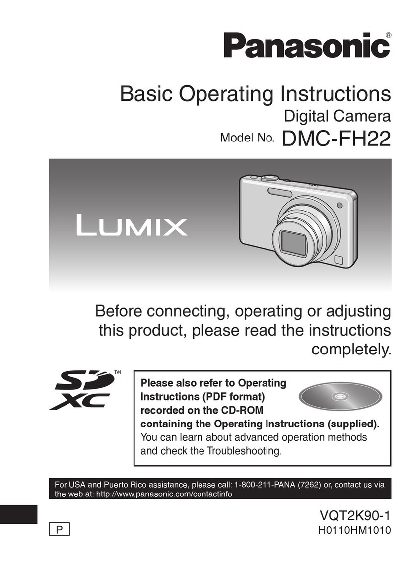 Panasonic Lumix DMC-FH22 Basic operating instructions