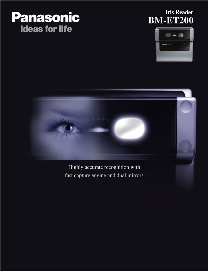 Panasonic BMET200 - IRIS RECOGNITION Brochure & specs