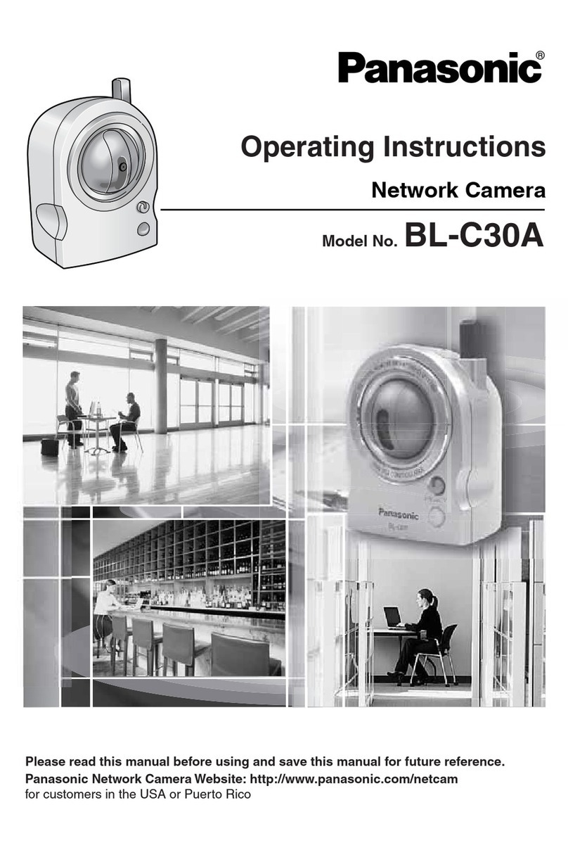 Panasonic BL-C30A - Wireless 802.11 b/g Network Camera User manual Panasonic BL-C30A - Wireless 802.11 b/g Network Camera User manual