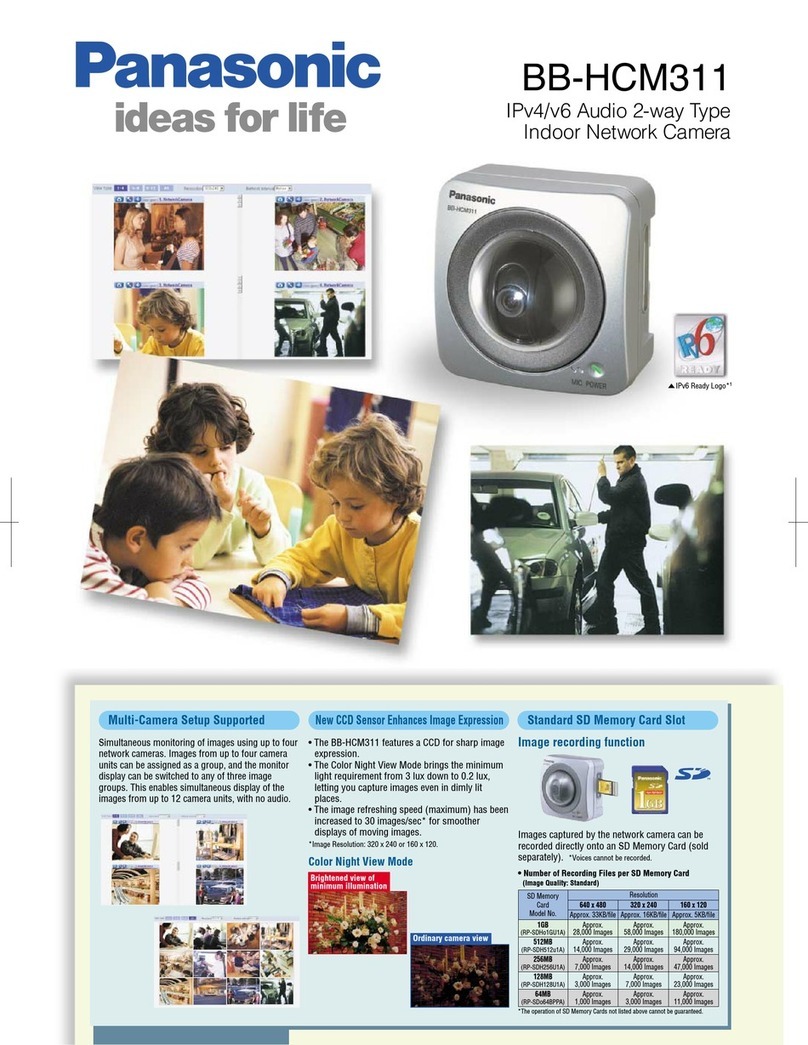 Panasonic BB-HCM311 Specifications