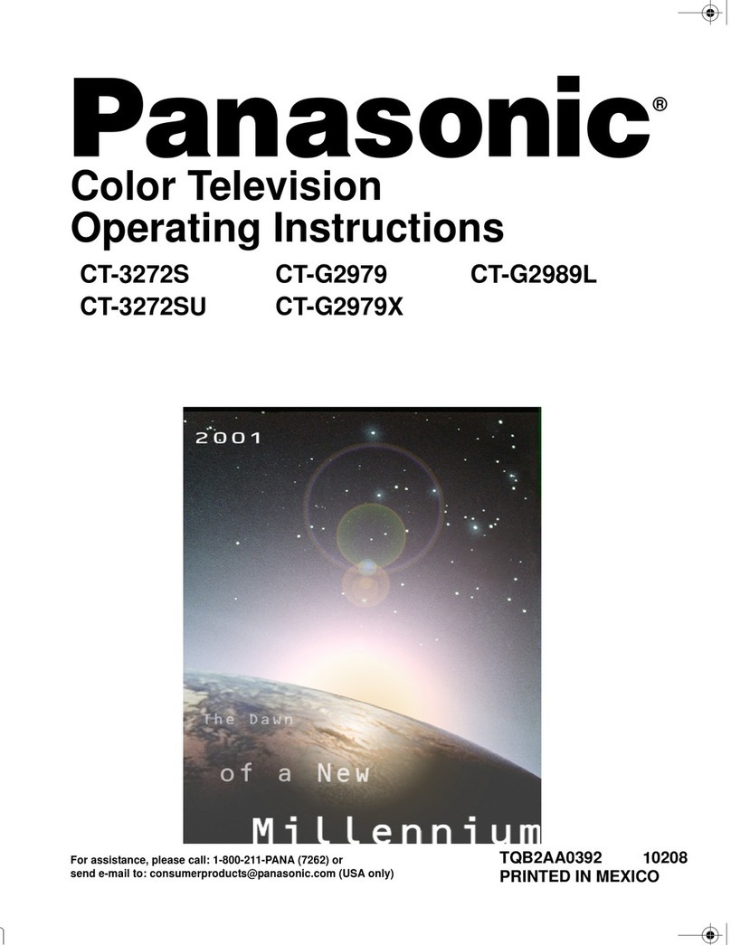 Panasonic CT-3272S, CT-3272SU, CT-G2979, operating instructions Panasonic CT-3272S, CT-3272SU, CT-G2979, operating instructions