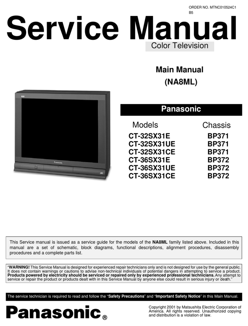 Panasonic CT-32SX31CE User manual