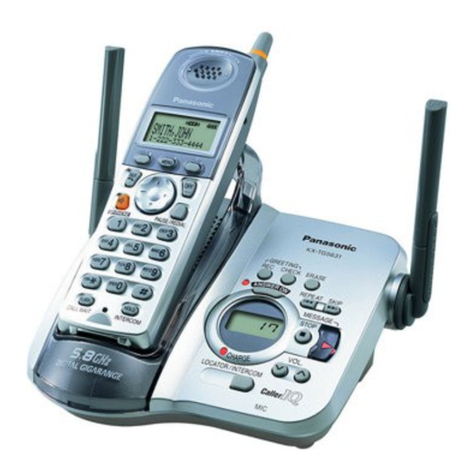 Panasonic X-TG5634 operating instructions