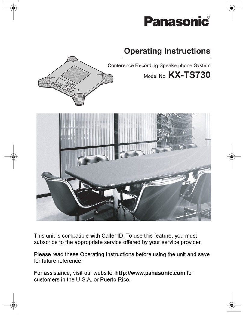 Panasonic KX-TS730 User manual