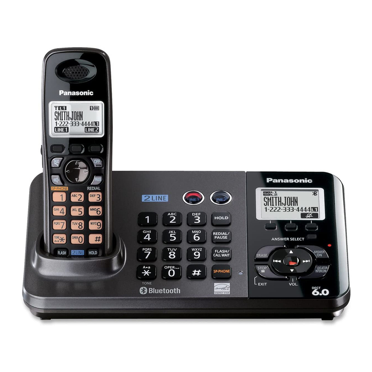 Panasonic KX-TG9381 operating instructions