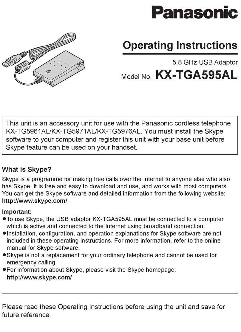 Panasonic KX-TGA595AL operating instructions Panasonic KX-TGA595AL operating instructions