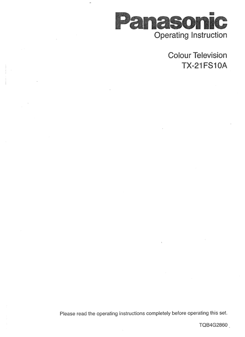 Panasonic TX-21FS10A User manual Panasonic TX-21FS10A User manual