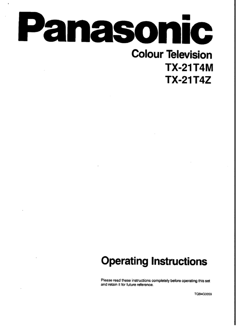 Panasonic TX-21T4M User manual