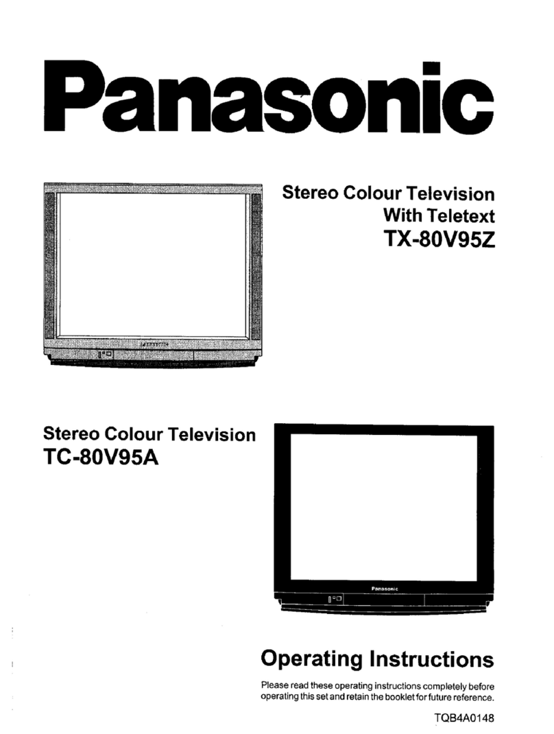 Panasonic TC-80V95A operating instructions