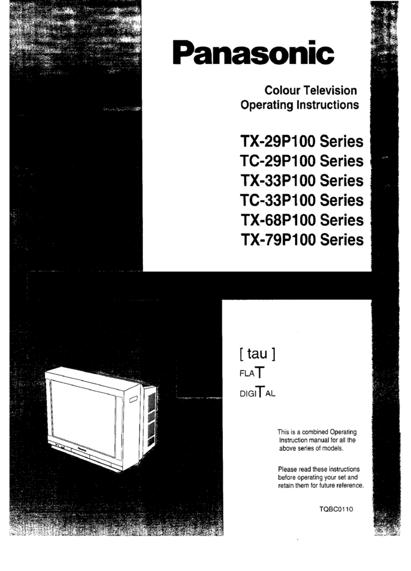 Panasonic TC-29P100 Series operating instructions
