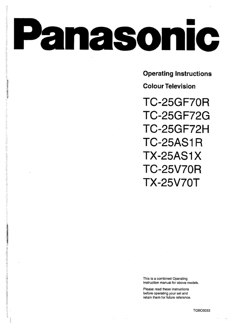 Panasonic TC-25GF72G User manual