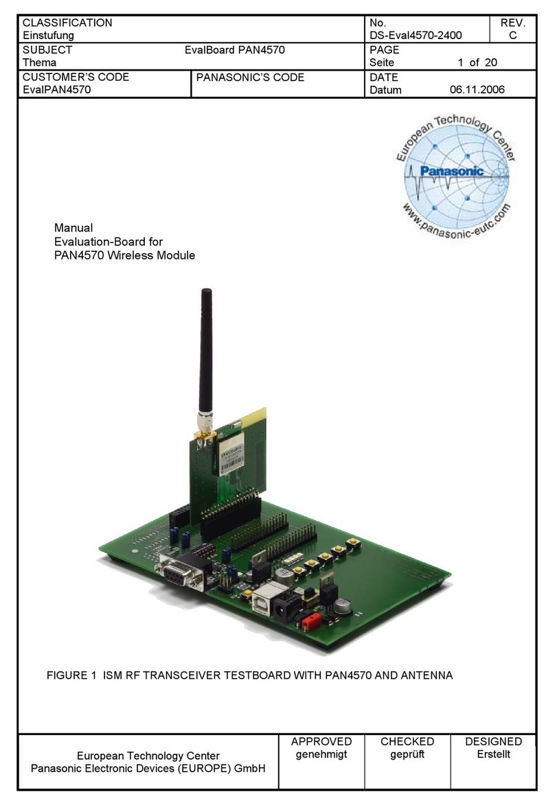 Panasonic PAN4570 user manual