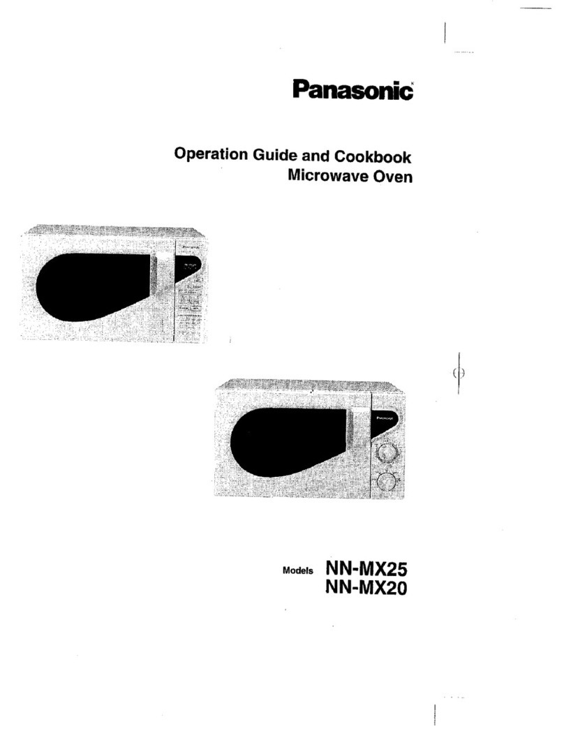 Panasonic NN-MX20 User manual
