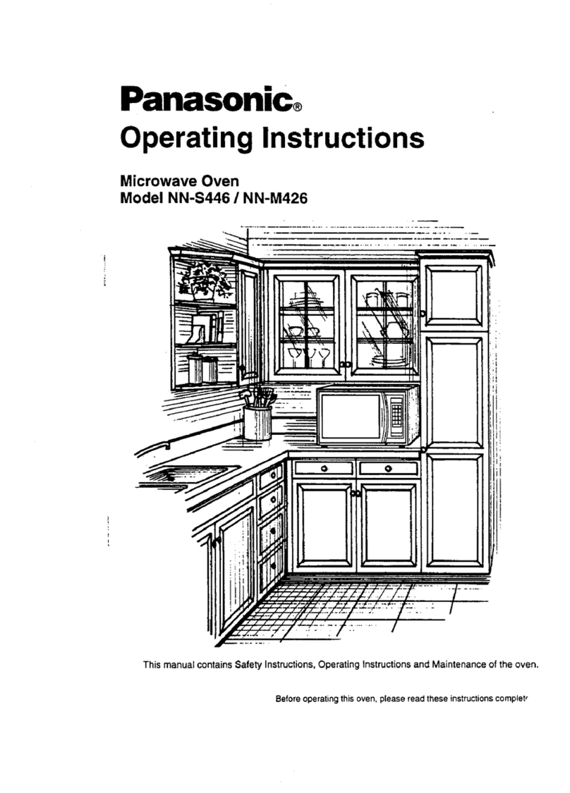 Panasonic NN-P426 User manual