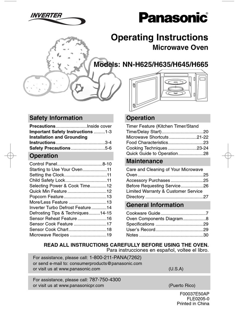 Panasonic H645 User manual