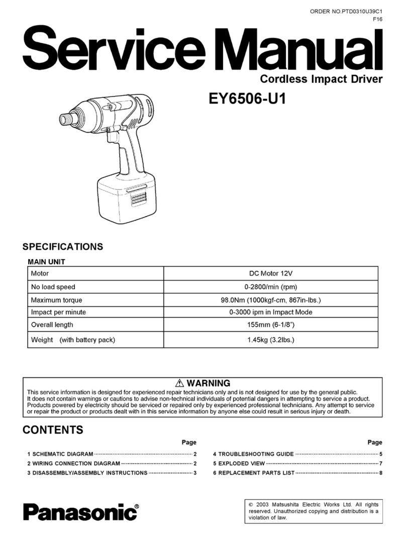 Panasonic EY6506-U1 Service manual